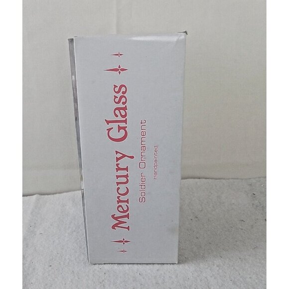 Department 56 Vintage Mercury Glass Large Toy Solider Handblown Ornament - Picture 5 of 16